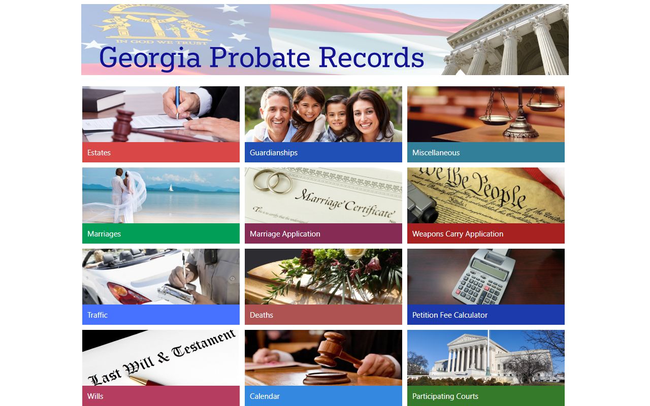 Meriwether County court records Georgia Probate Records portal
