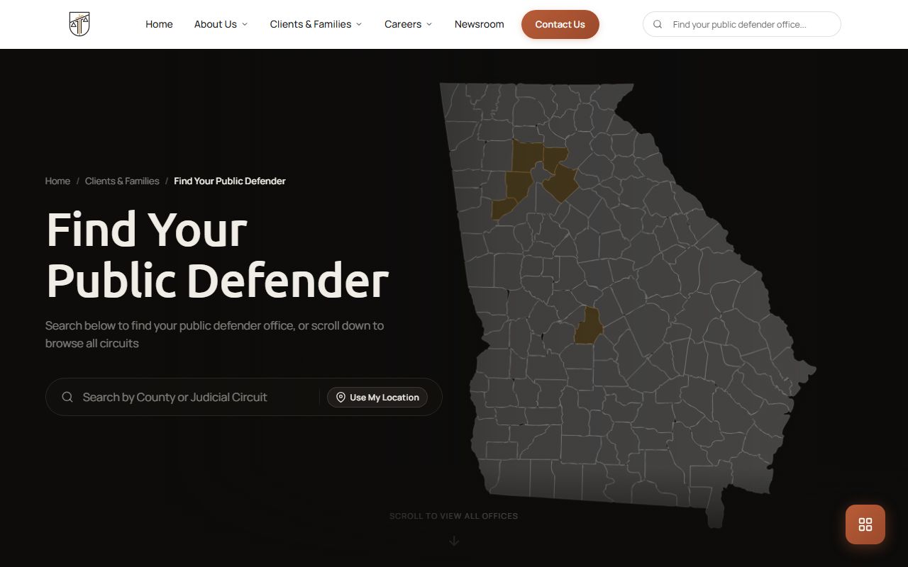 Meriwether County criminal court records public defender lookup