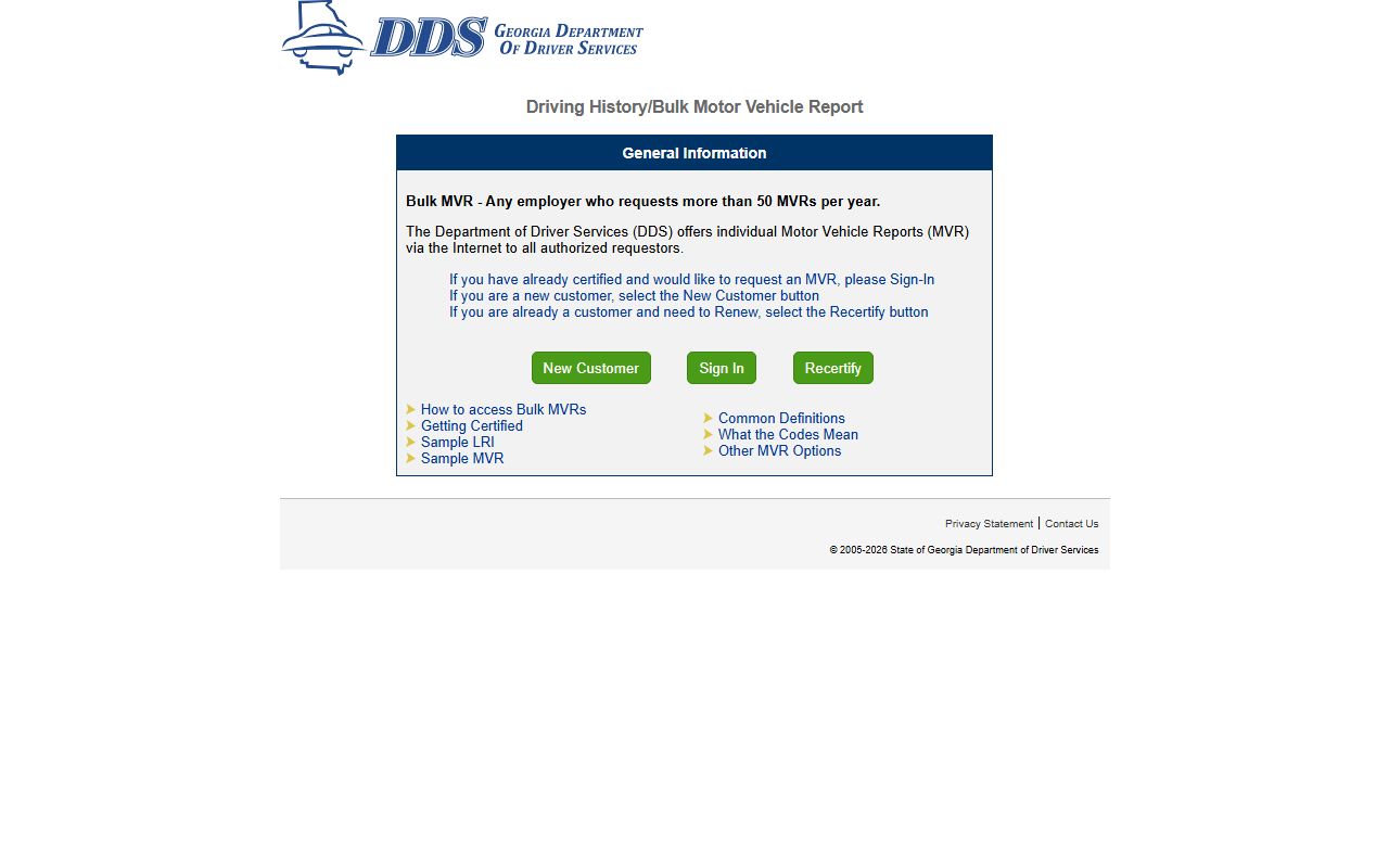 Meriwether County traffic court records Georgia DDS online MVR portal